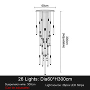 La Barra Duplex Staircase Foyer Chandelier