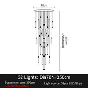 La Barra Duplex Staircase Foyer Chandelier