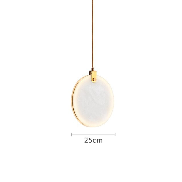 Moonshade Natural Marble Ceiling Light